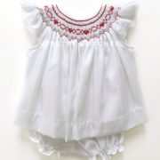 ベイビー用スモッキング刺繍